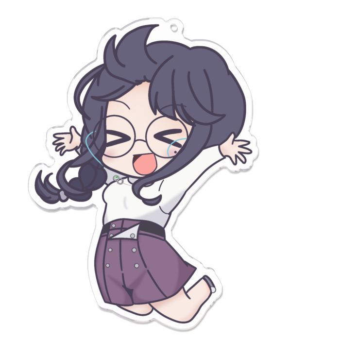 アクリルキーホルダー - 100 x 100 (mm)