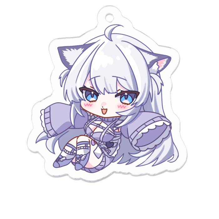 アクリルキーホルダー - 50 x 50 (mm)