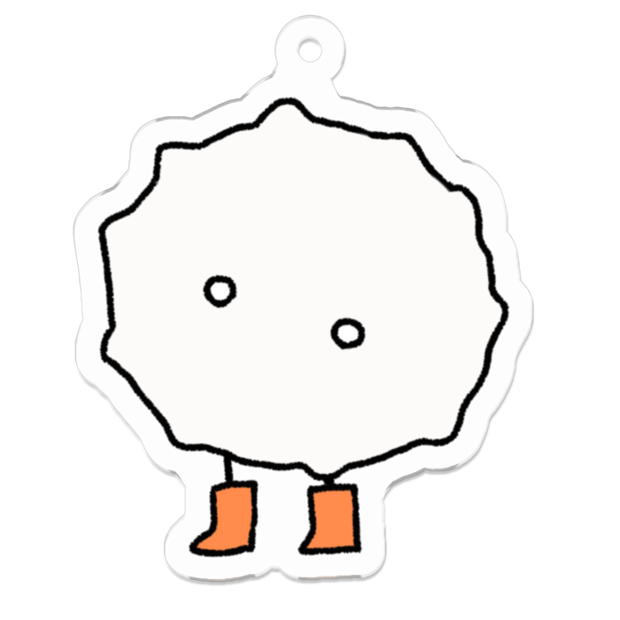 アクリルキーホルダー - 50 x 50 (mm)