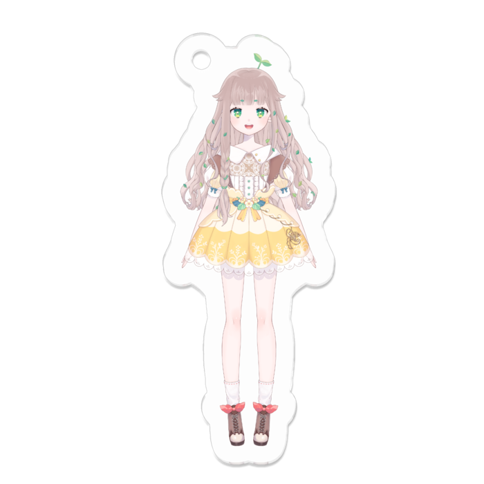 アクリルキーホルダー - 50 x 50 (mm)(上着なし)