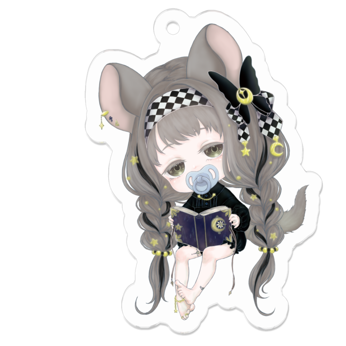 アクリルキーホルダー - 50 x 50 (mm)