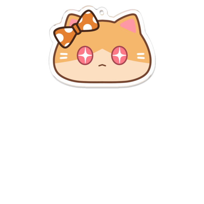 アクリルキーホルダー - 100 x 100 (mm)