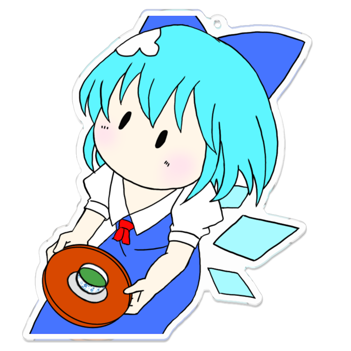 アクリルキーホルダー - 100 x 100 (mm)