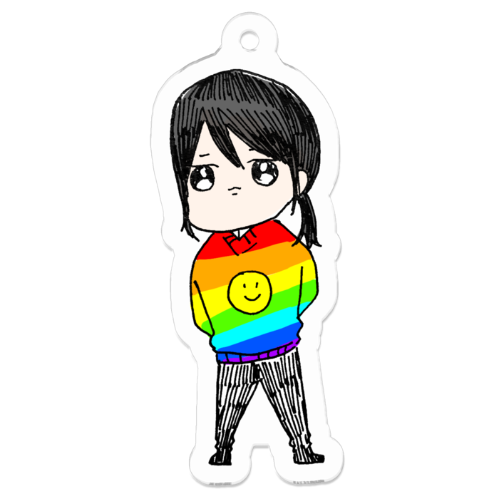 アクリルキーホルダー - 50 x 50 (mm)