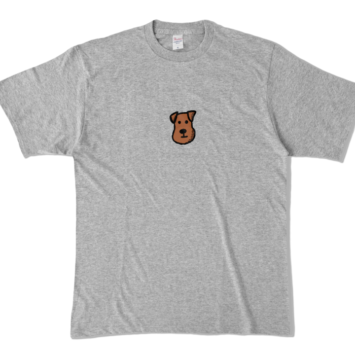 カラーTシャツ - XL - 杢グレー (濃色)