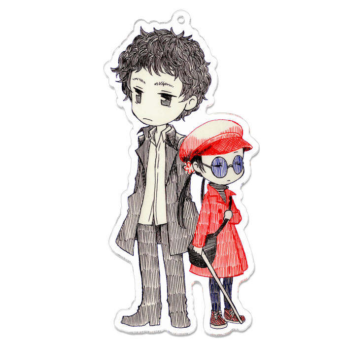 アクリルキーホルダー - 100 x 100 (mm)