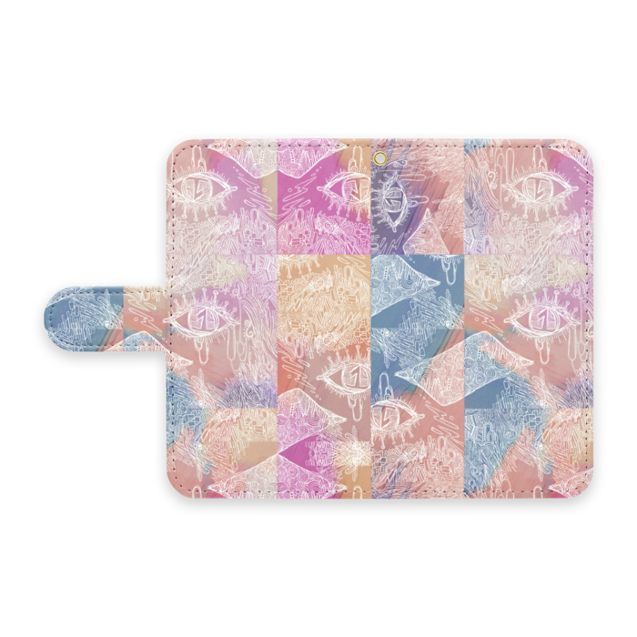 手帳型Androidケース - S - ストラップ穴 あり