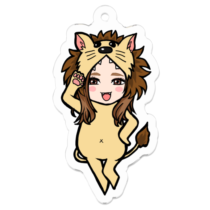 アクリルキーホルダー - 50 x 50 (mm)