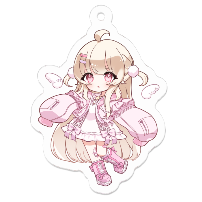 アクリルキーホルダー - 50 x 50 (mm)