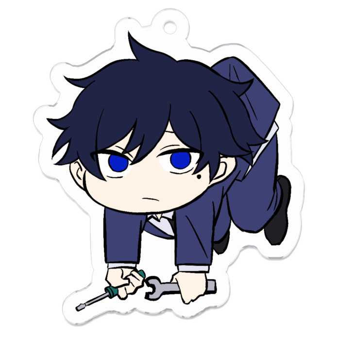 アクリルキーホルダー - 50 x 50 (mm)