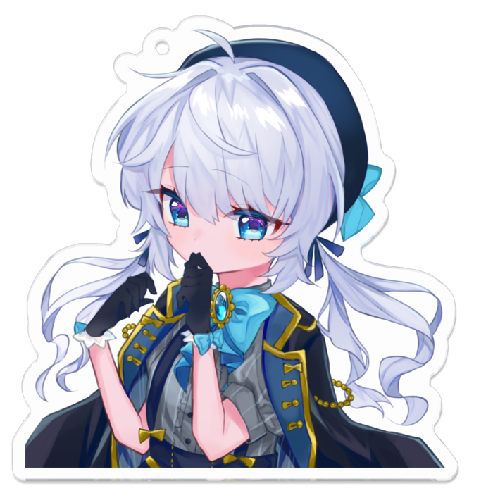 アクリルキーホルダー（コーティング） - 70 x 70 (mm)