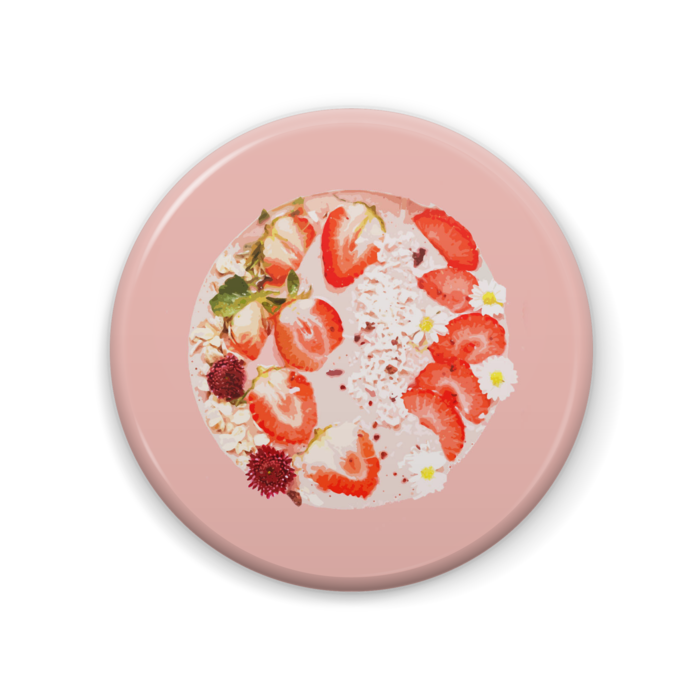 缶バッジ - 57mm ピンク