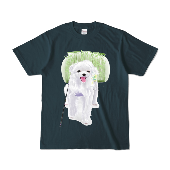 カラーTシャツ - S - デニム (濃色)