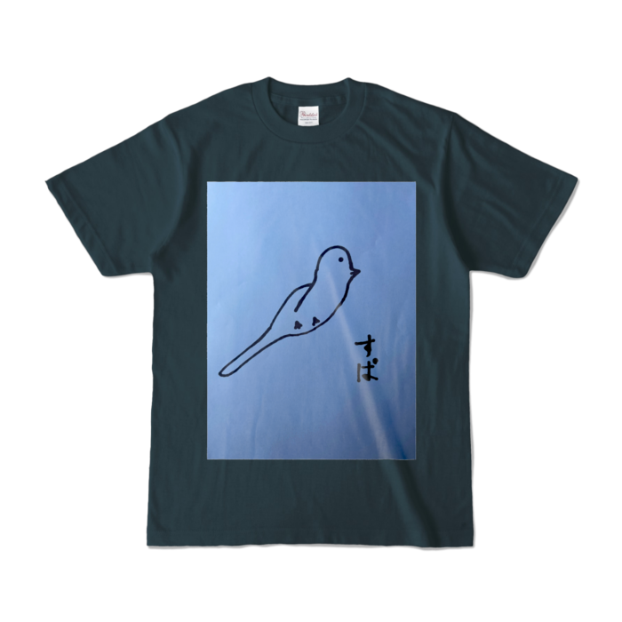 カラーTシャツ - S - デニム (濃色)