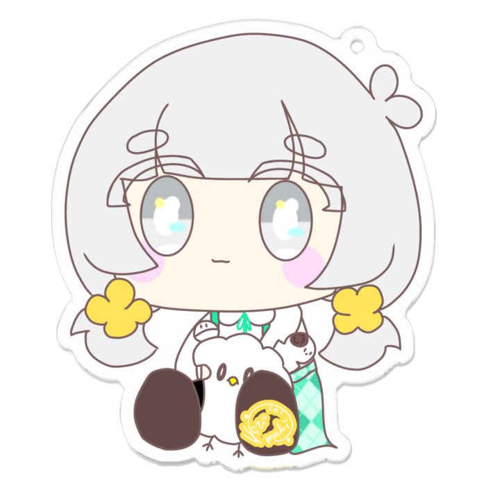 アクリルキーホルダー - 70 x 70 (mm)