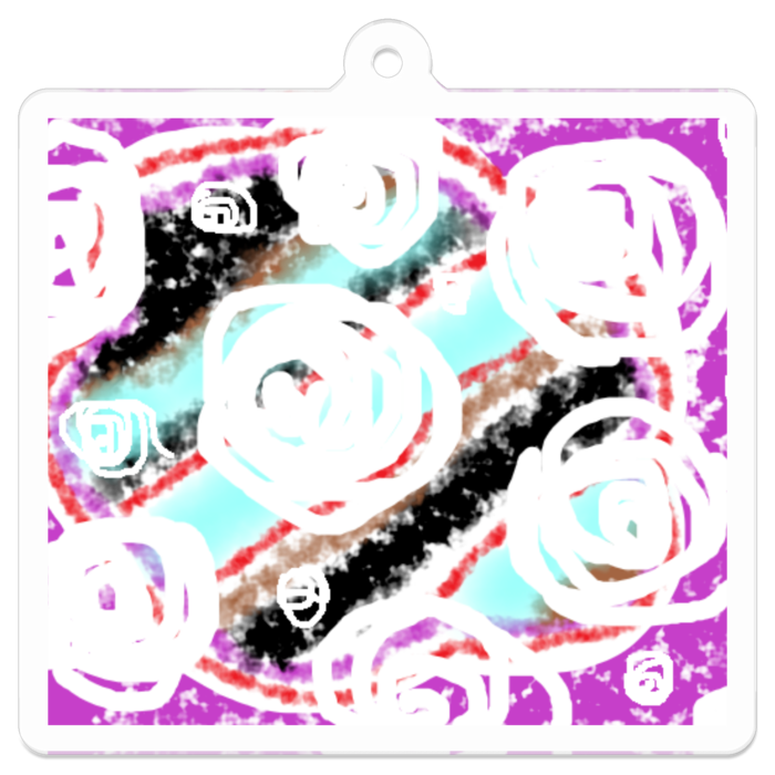 アクリルキーホルダー - 50 x 50 (mm)