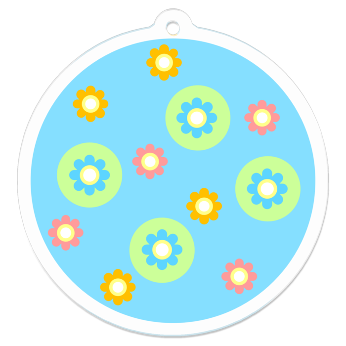 アクリルキーホルダー - 50 x 50 (mm)