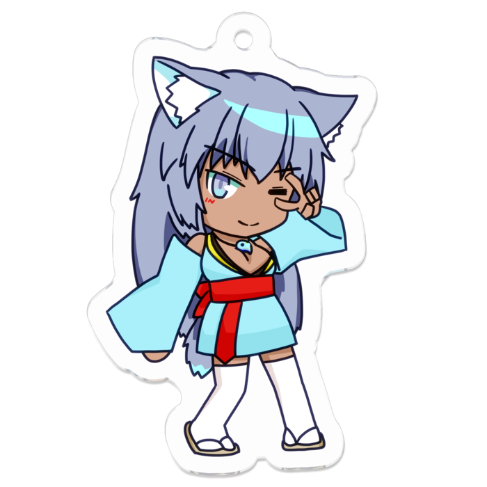 アクリルキーホルダー - 50 x 50 (mm)