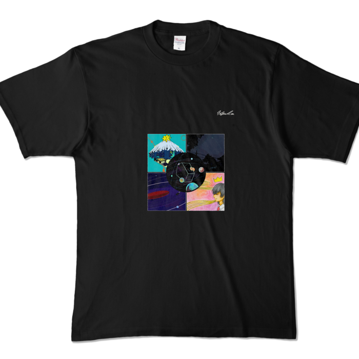 カラーTシャツ - XL - ブラック (濃色)