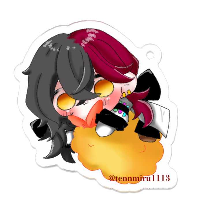 アクリルキーホルダー - 50 x 50 (mm)