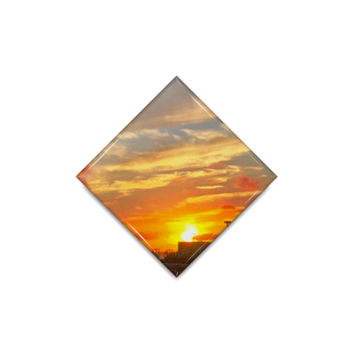 缶バッジ - ひし形40mm