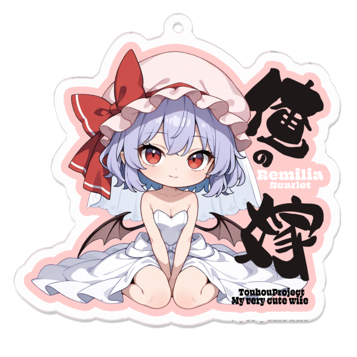 アクリルキーホルダー - 70 x 70 (mm)