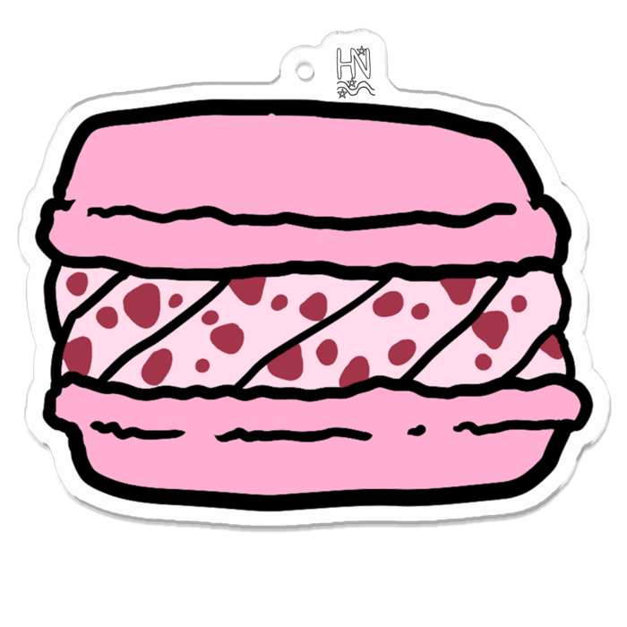 アクリルキーホルダー（コーティング） - 70 x 70 (mm)