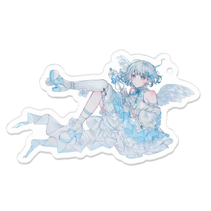 アクリルキーホルダー - 70 x 70 (mm)