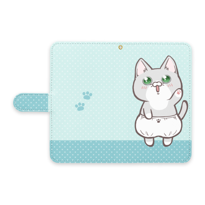 手帳型Androidケース - L - ストラップ穴 あり