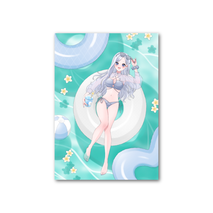 フォト風カード - 縦 - 片面