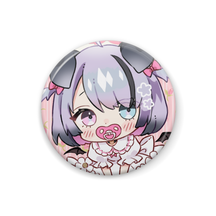 缶バッジ - 32mm（おしゃぶりおすまし顔）