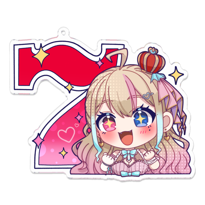 アクリルキーホルダー - 100 x 100 (mm)