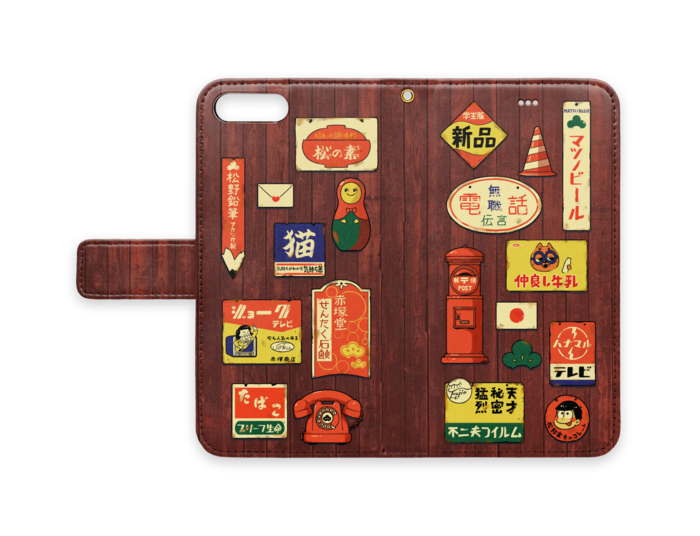 手帳型iPhoneケース - iPhone7 Plus - ストラップ穴 あり