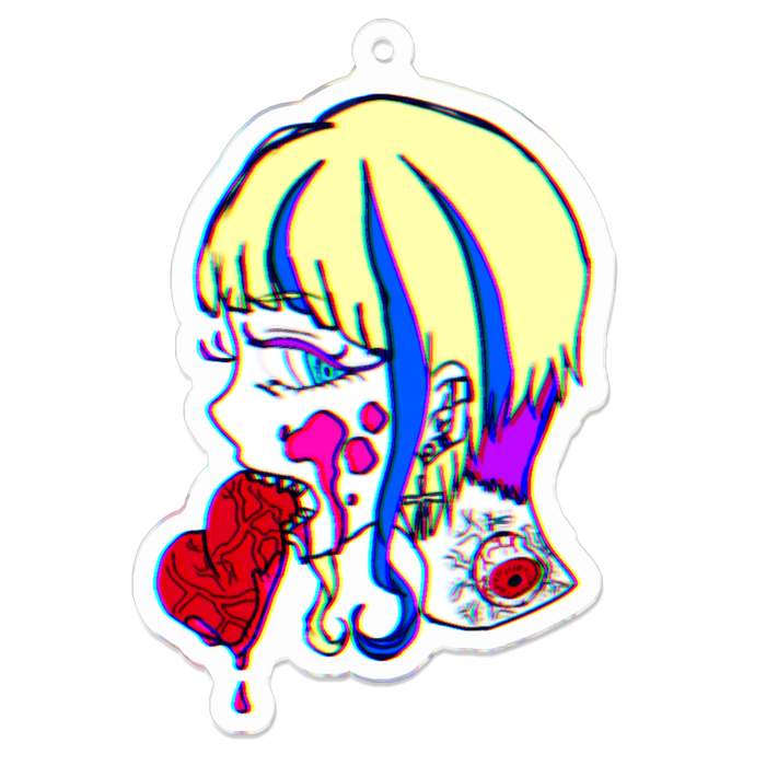 アクリルキーホルダー - 70 x 70 (mm)