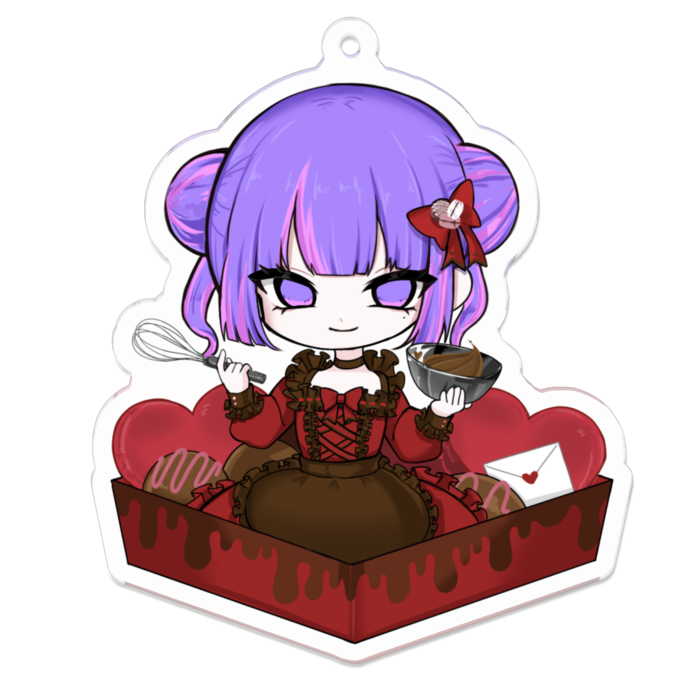 アクリルキーホルダー - 70 x 70 (mm)