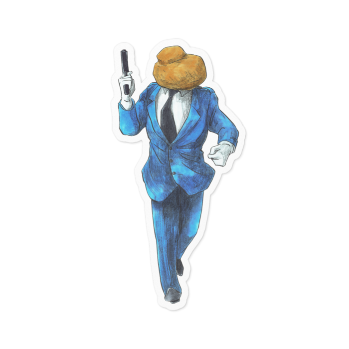 ステッカー - 100 x 100 (mm)