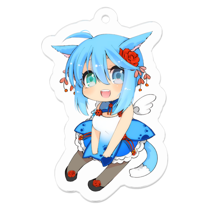 アクリルキーホルダー - 50 x 50 (mm)