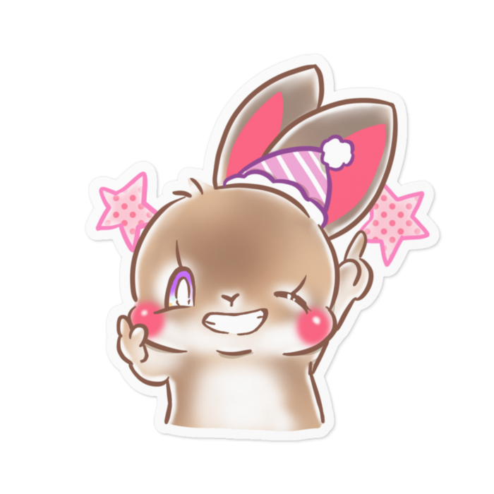 ステッカー - 100 x 100 (mm)