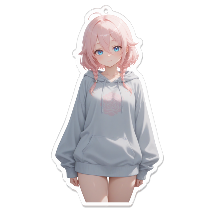 アクリルキーホルダー - 100 x 100 (mm)