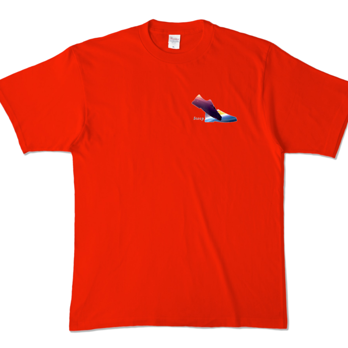 カラーTシャツ - XL - レッド (濃色)|Colored T-Shirt - XL - Red (Dark)