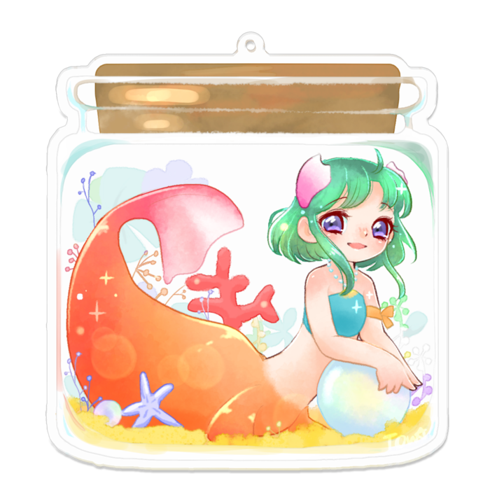 アクリルキーホルダーL  100 x 100 (mm)