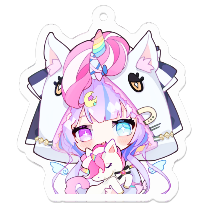 アクリルキーホルダー - 50 x 50 (mm)