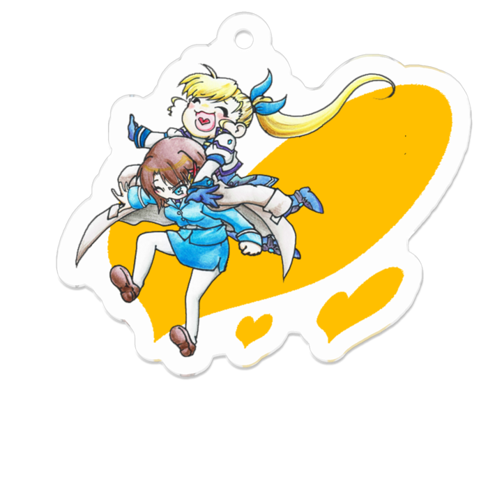 アクリルキーホルダー - 50 x 50 (mm)