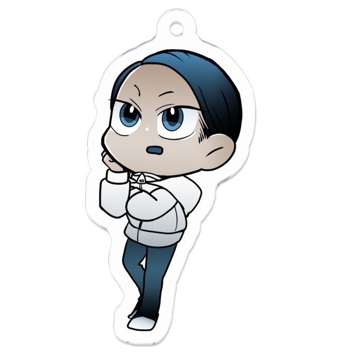 アクリルキーホルダー - 50 x 50 (mm)