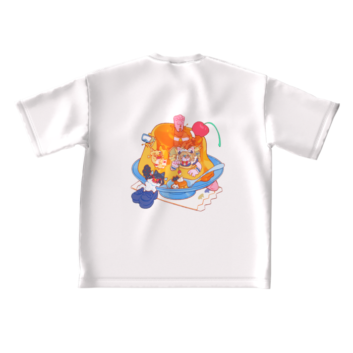 ビッグシルエットTシャツ - L - 背面