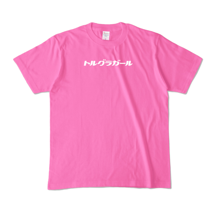 ガールTシャツ - M - ピンク (濃色)