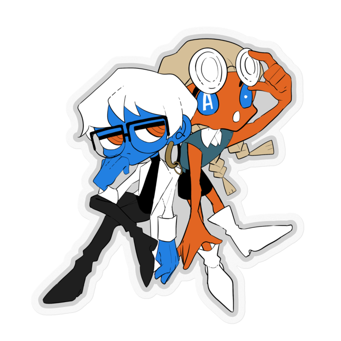 クリアステッカー - 100 x 100 (mm)