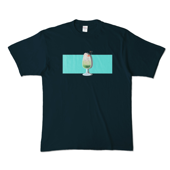 カラーTシャツ - XL - ネイビー (濃色)