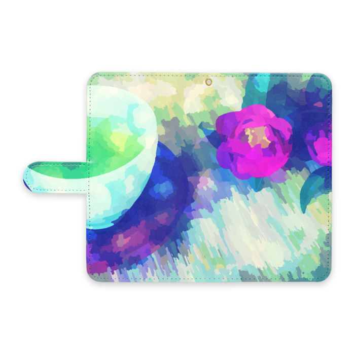 手帳型Androidケース - L - ストラップ穴 あり