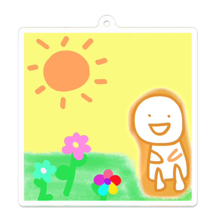 アクリルキーホルダー - 70 x 70 (mm)